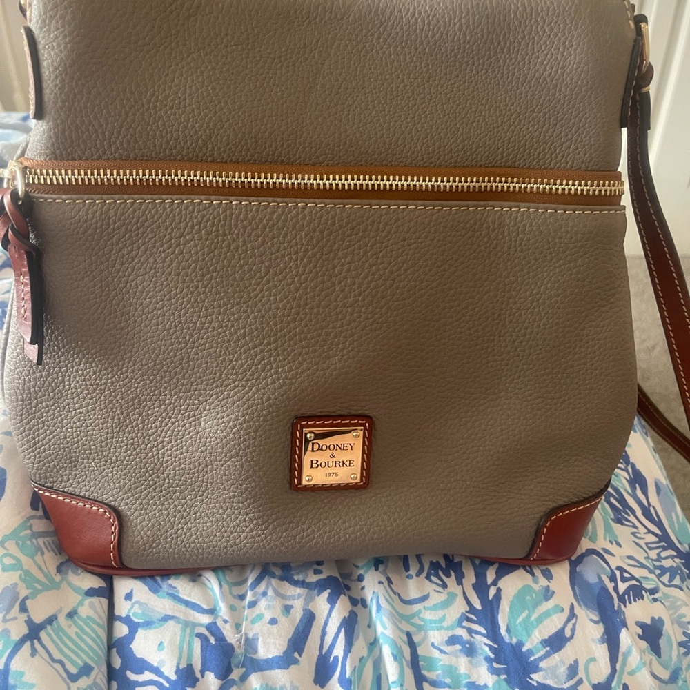 Dooney & Bourke Gray and Brown Women's Bag
